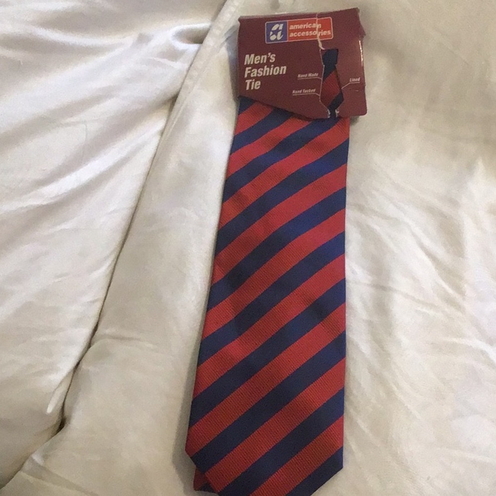 Red and Blue Men's Fashion Tie